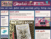 Tablet Screenshot of ameliasmagazine.com